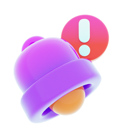 Notification Alert  3D Icon