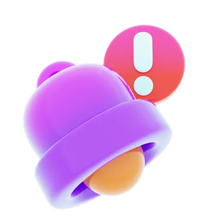 Notification Alert  3D Icon