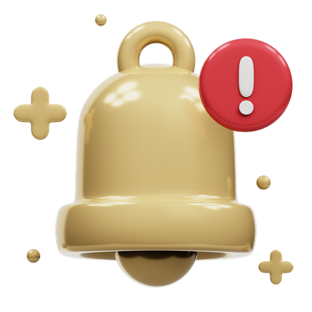 Notification Alert  3D Icon