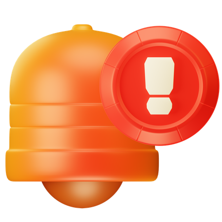 Notification Alert  3D Icon