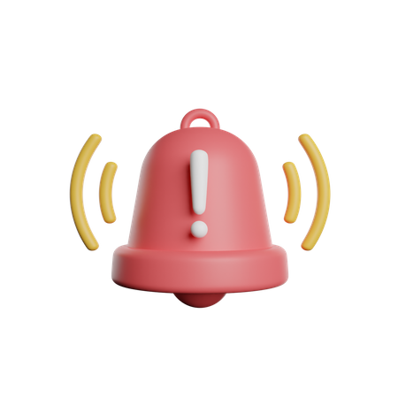 Notification Alert  3D Icon