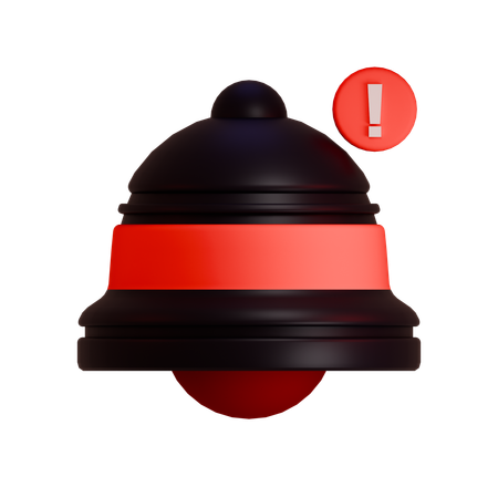 Notification Alert  3D Icon