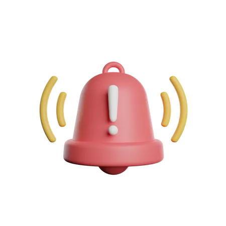 Emergency Alarm Notification 3D Icon
