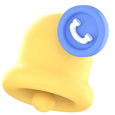 Appel de notification  3D Icon