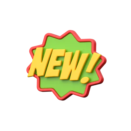 Notification badge for new buyers or sellers.  3D Icon