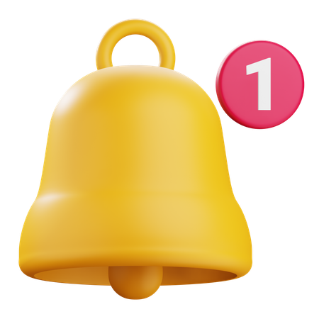 Notification Bell  3D Icon