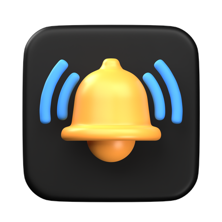 Notification bell  3D Icon