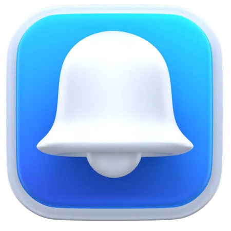 通知ベル  3D Icon