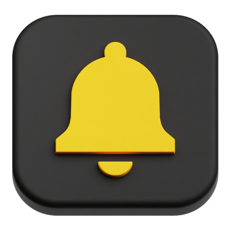 Notification Bell  3D Icon