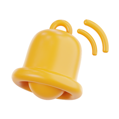 Cloche de notification  3D Icon