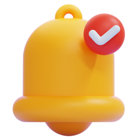 Notification Bell  3D Icon