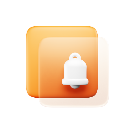 Notification Bell  3D Icon