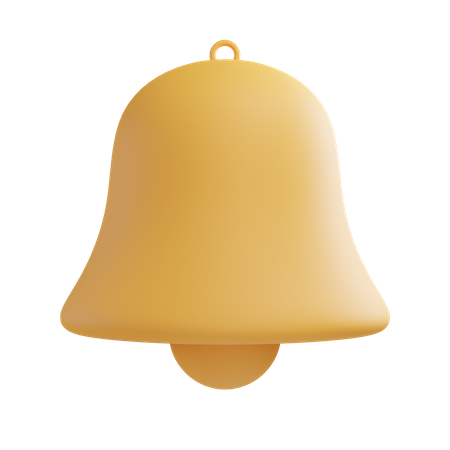 Notification Bell 3D Icon