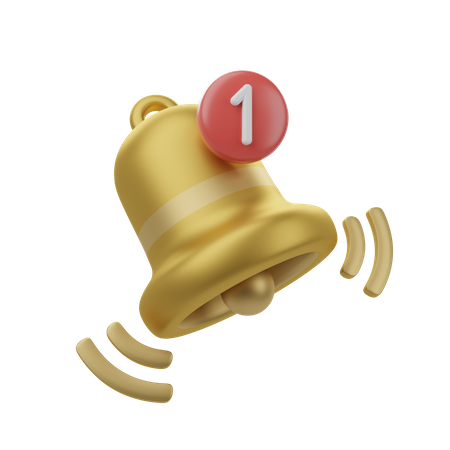 Notification Bell  3D Icon