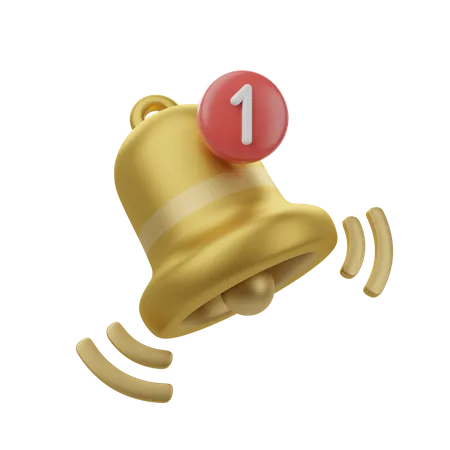 Notification Bell  3D Icon