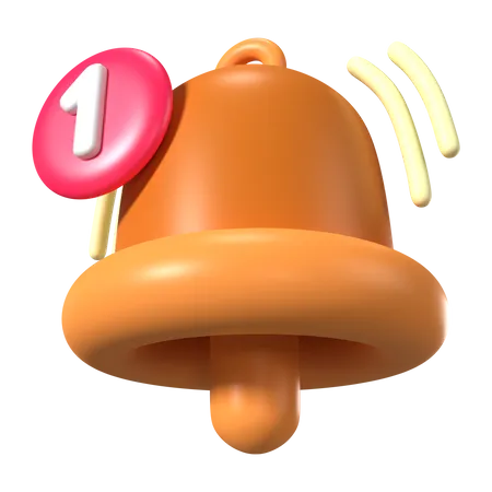 Notification Bell  3D Icon