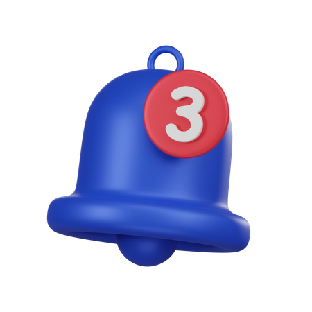 Notification Bell  3D Icon