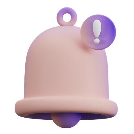 Notification Bell  3D Icon