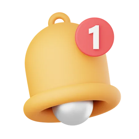 Notification Bell  3D Icon