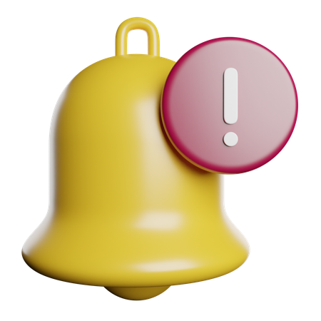 Notification Bell  3D Icon