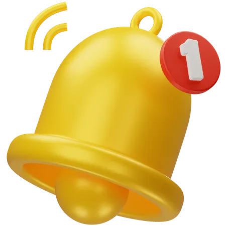 Notification Bell  3D Icon