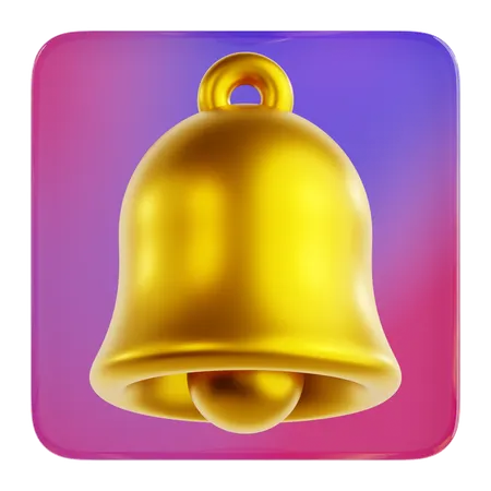 Notification Bell  3D Icon