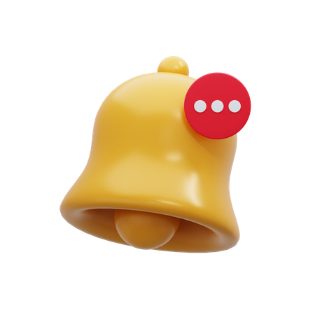 Notification Bell  3D Icon