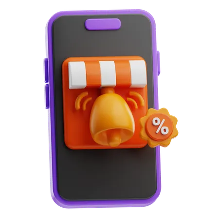 Notification Bell  3D Icon