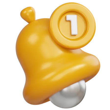 Notification Bell  3D Icon