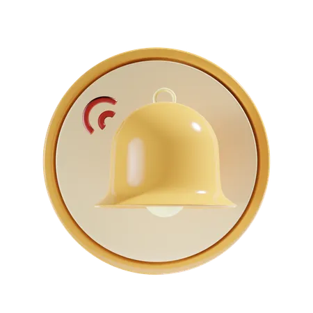 Notification Bell  3D Icon