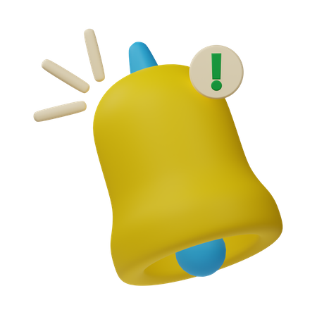 Notification Bell  3D Icon