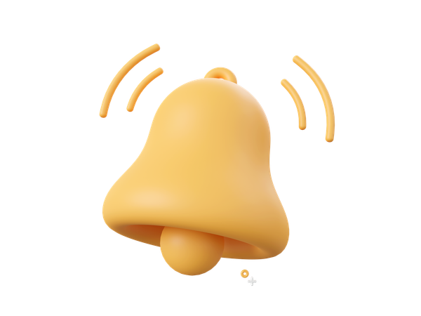 Notification Bell  3D Icon