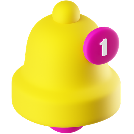 Notification Bell  3D Icon