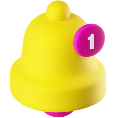 Notification Bell  3D Icon