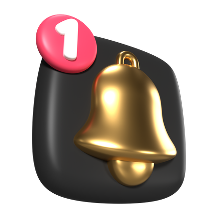 Notification Bell  3D Icon