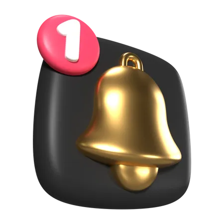 Notification Bell  3D Icon