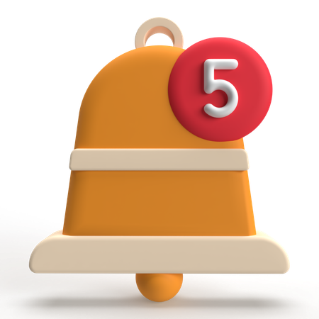 Notification Bell  3D Icon