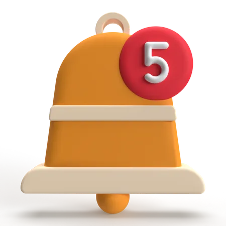 Notification Bell  3D Icon