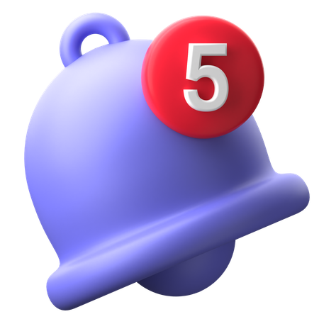 Notification Bell  3D Icon