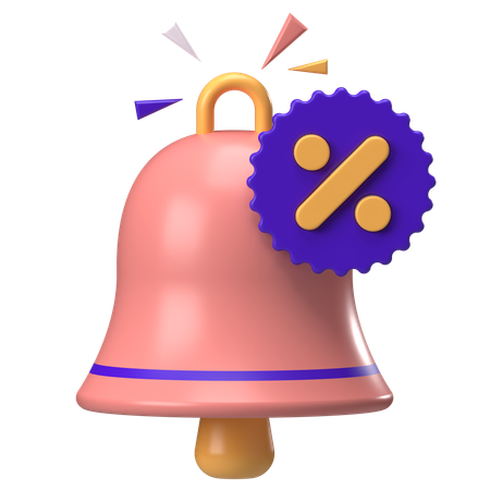 Notification Bell  3D Icon