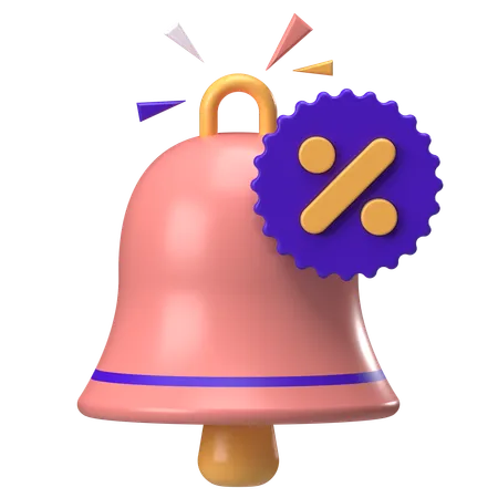 Notification Bell  3D Icon