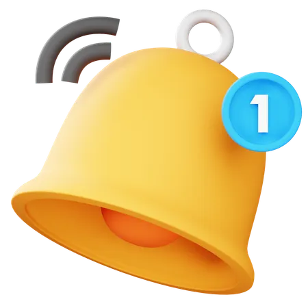 Notification Bell  3D Icon