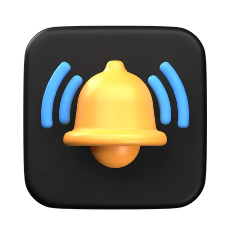 Notification bell  3D Icon