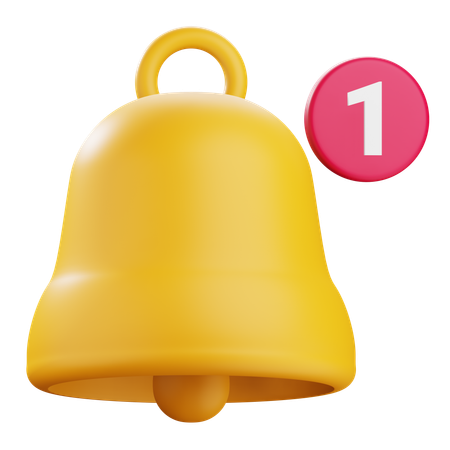 Notification Bell  3D Icon