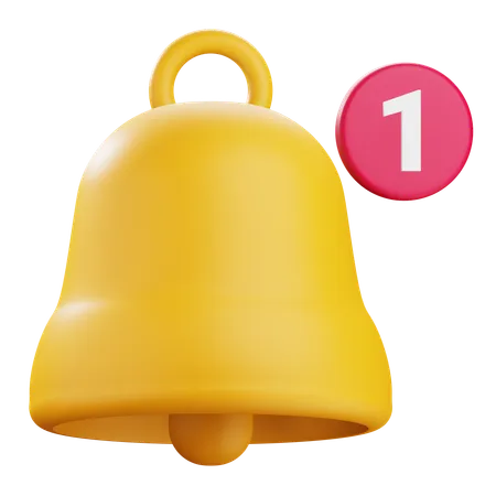 Notification Bell  3D Icon