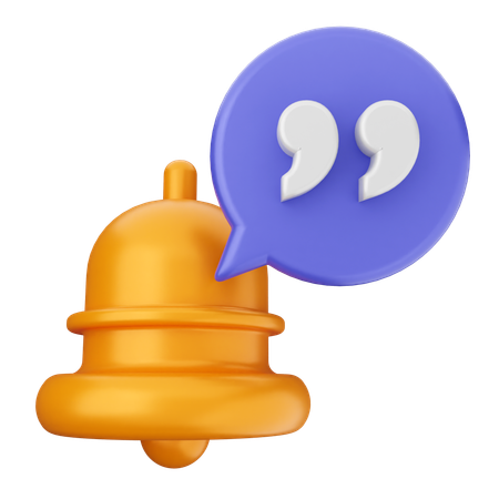 Notification Bell  3D Icon