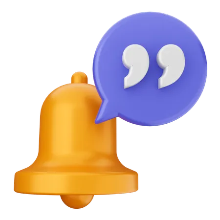 Notification Bell  3D Icon