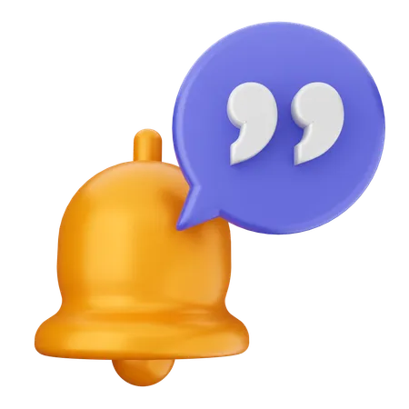 Notification Bell  3D Icon