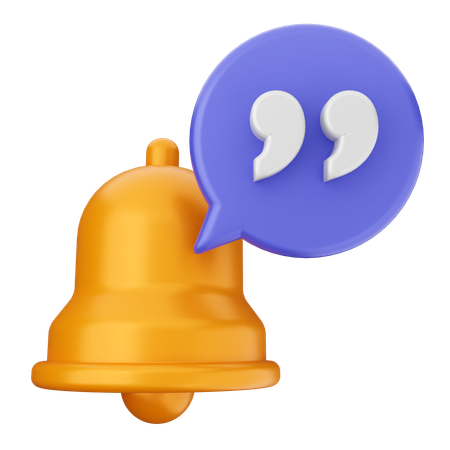 Notification Bell  3D Icon