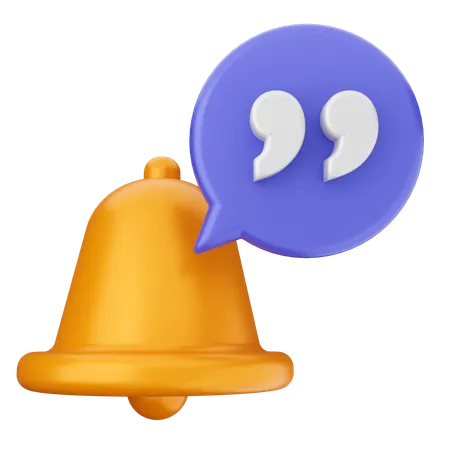 Notification Bell  3D Icon